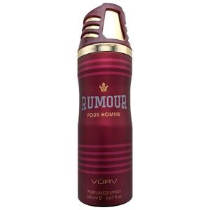 Vurv Rumour Perfumed Deodorant Spray for Men 6.7 oz / 200ml - New